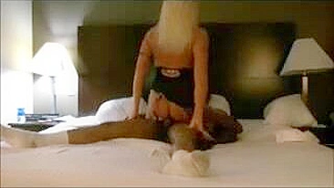 Interracial Gangbang with Blonde Wife and BBC