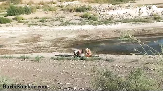 Interracial Threesome with Wife Blowjob and Cum Swallowing