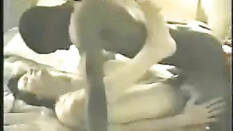 Interracial MILF Gangbang Anal Amateur Threesome with BBC and BJ