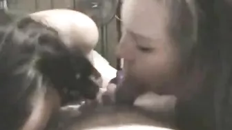 College Teens' Homemade Threesome with Blowjobs and Amateur Sucking #Wife, #3some