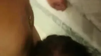 College Teens' Homemade Gangbang in the Bathtub