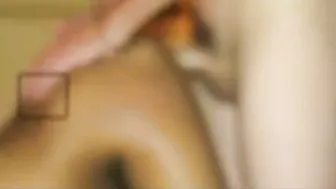 Brunette Cuckold Wife Gangbang Orgasm in Homemade Threesome with Big Cocks