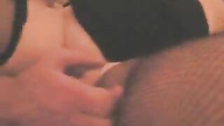 Homemade MILF Gangbang with Brunette Wife & Friend Anal Orgasm