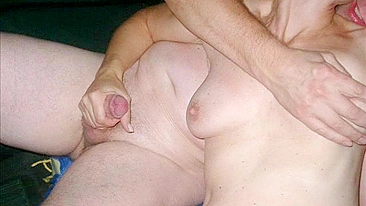 German MILF Swingers' Homemade Threesome Amateur Gangbang Fuck