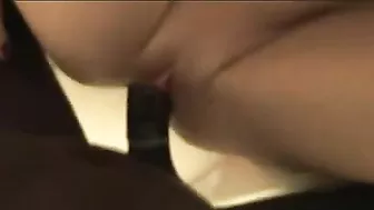 Interracial Wife Double-Teamed in Homemade Threesome with BBC Cumshot and Facial