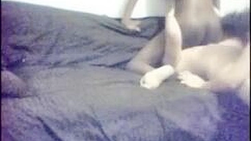Interracial Swinger Threesome Amateur Group Sex with Ebony Pussy