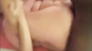 Interracial Cuckold Gangbang with Amateur Wife and BBC