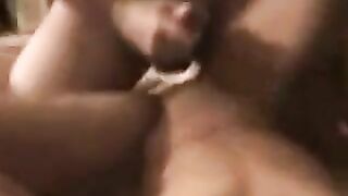 Wife First Gangbang with Hubby and Best Friend