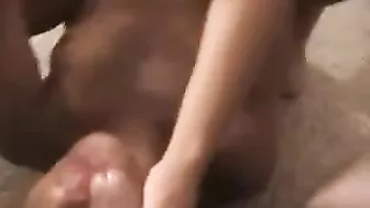 Wife First Gangbang with Hubby and Best Friend