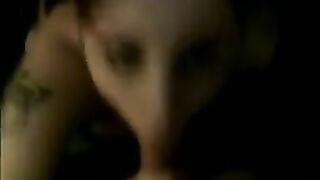 Amateur Emo GF Sucks BJ in Homemade Porn with Cumshot and Gangbang