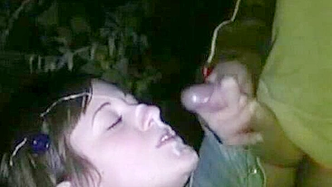 Outdoor Bukkake Facial Amateur BJ Cumshot Dodging