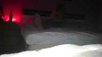 Amateur Brunette Threesome Gangbang Spitroast Tag Team