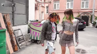 Luxury slut loves dirtier - wild hard fuck with a homeless while hubby away