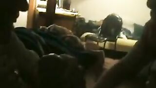 Amateur Threesome with Cock Sucking & Blowjobs