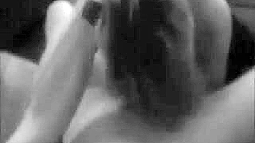 Black & White French MILF Threesome Gangbang with Wife