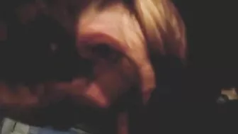 Interracial Gangbang Threesome with Black Dude and Blonde Trailer Girl