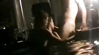 Gangbang with Moaning Brunettes in Homemade Threesome Orgasm