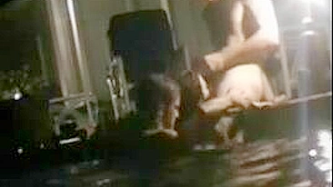 Gangbang with Moaning Brunettes in Homemade Threesome Orgasm