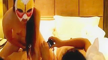 Small Titted Asian Slut Fucks Two Guys in Amateur Gangbang Threesome