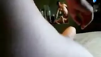 Chubby Wife Wild Gangbang with Hubby & Friend