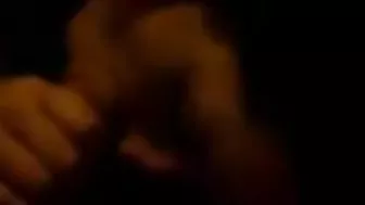 Amateur Brunette MILF Threesome Gangbang