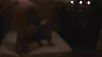 Homemade Threesome with Brunette Swingers and Cuckold