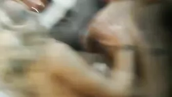 Lesbian Threesome with Big Cocks and Cumshots