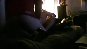 Amateur Threesome Gangbang on Couch with Swingers