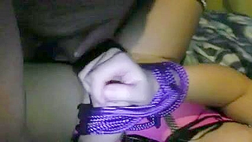 Brunette Swinger Gangbangs Cuckold GF in Homemade BDSM Creampie