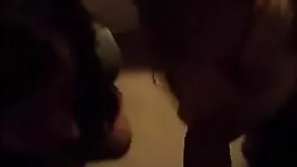 College Teens' Homemade Threesome with Blowjobs and Amateur Tongue Action