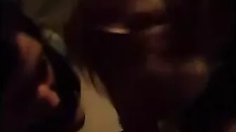 College Teens' Homemade Threesome with Blowjobs and Amateur Tongue Action