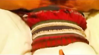 Amateur Brunette MILF Enjoys Hot Group Sex in Homemade Threesome Gangbang