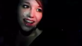 Homemade Bukkake with Young Teens in Braces