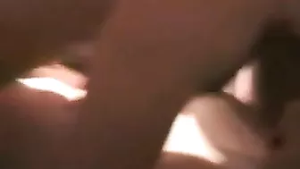 Wife Wild Threesome with Big Boobs and Cuckold Hubby