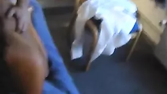 Amateur Brunette Swingers' Gangbang Threesome Cumshot Facial