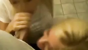 College Blondes' Homemade Threesome with Big Cocks and Facials
