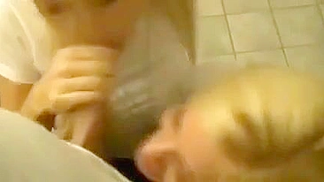 College Blondes' Homemade Threesome with Big Cocks and Facials