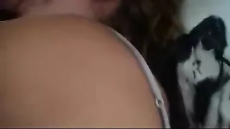 Amateur MILF Threesome with Cum Swallowing and Gangbang