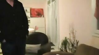 French Amateur Threesome with Cumshots and Lesbian Action
