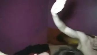 French Amateur Threesome with Cumshots and Lesbian Action