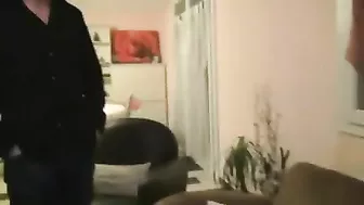 French Amateur Threesome with Cumshots and Lesbian Action