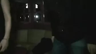 French Amateur Threesome with Cumshots and Lesbian Action