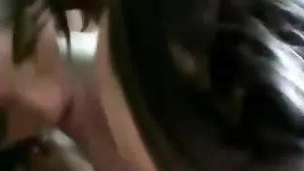 Amateur Brunettes Share Cock in Hot Group Sex Threesome