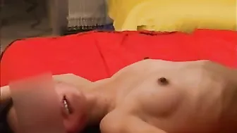 Small Titted Chinese Wife Amateur Threesome with Cuckold Hubby and Skinny Swingers