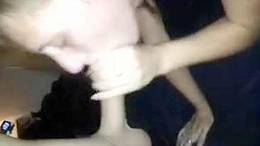 Homemade Threesome with Amateur Swingers and Cuckold Hubby