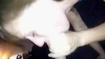 Homemade Threesome with Amateur Swingers and Cuckold Hubby