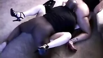 Amateur Swinger Threesomes with Chubby Ebony Lesbian BBWs