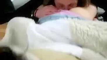 Amateur Lesbians Feed Each other Asses in Homemade Threesome