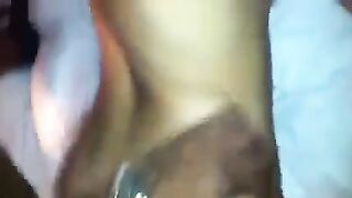 Interracial Gangbang with Blonde Amateur and Big BBC
