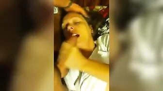 GF Lesbian Orgasm in Amateur Threesome Swinger Sex
